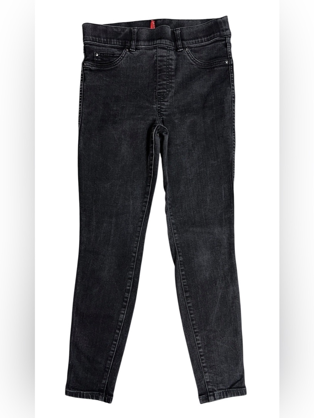 SPANX Ankle Skinny Jeggings Black Pull On Jeans 20278R